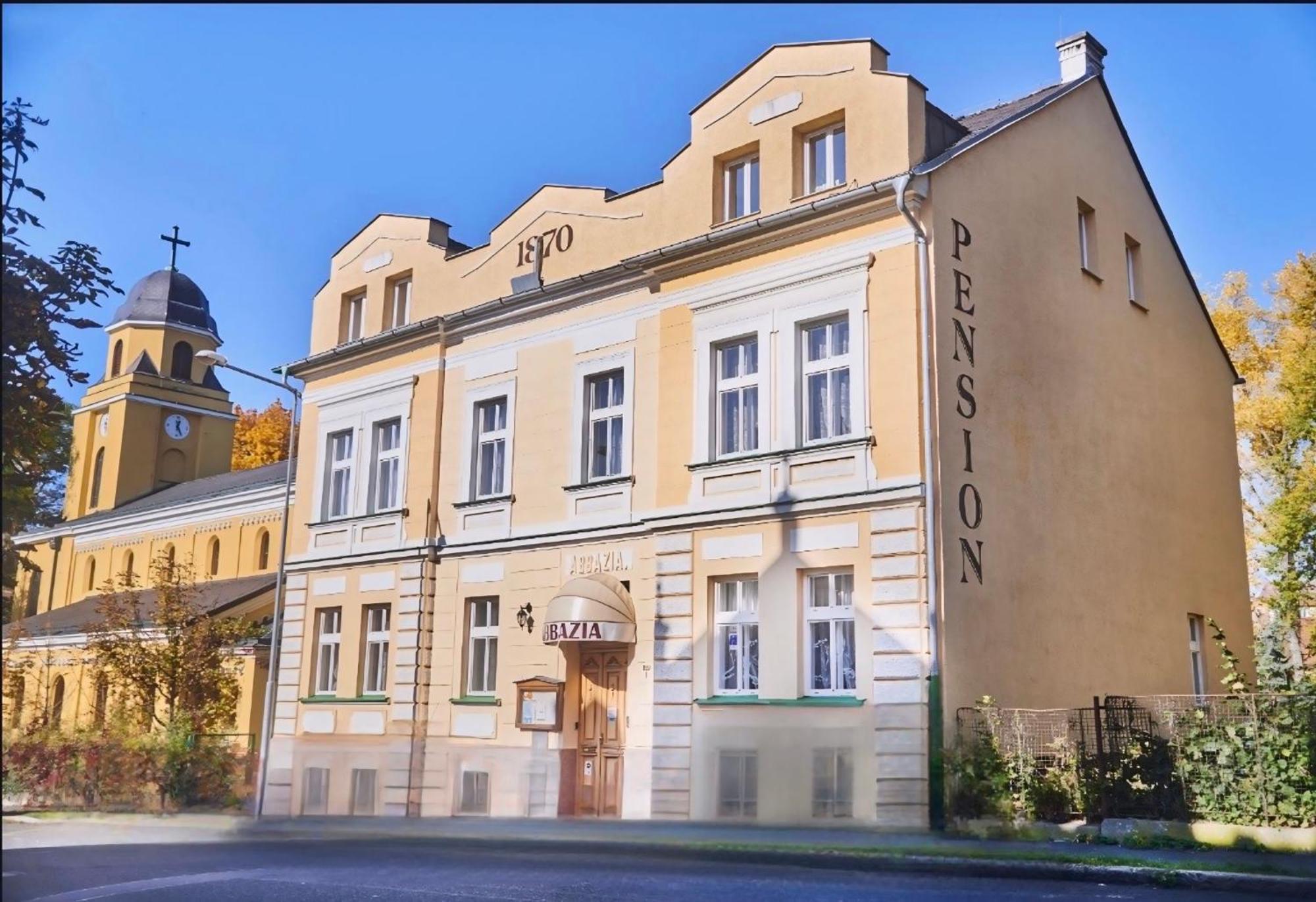 Pension Abbazia Франтішкови-Лазнє Екстер'єр фото